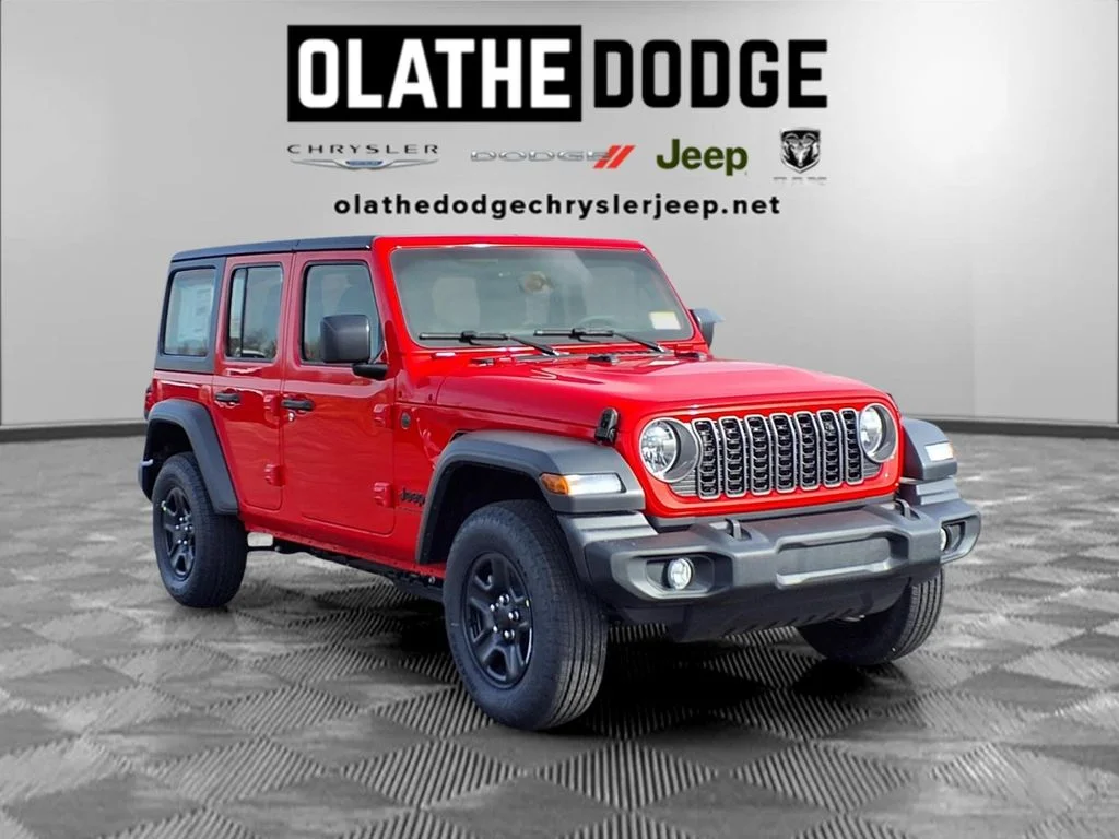 New 2026 Firecracker Red Clear-Coat Exterior Paint Jeep Sport image 30