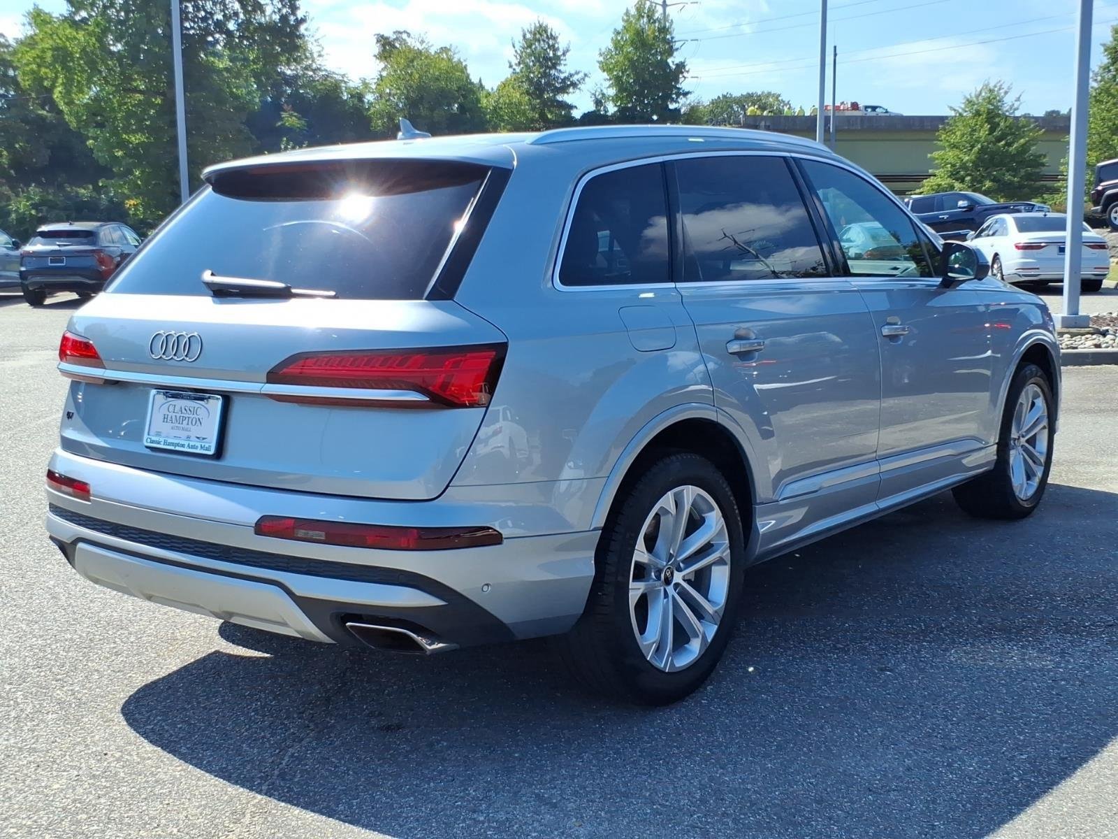 Used 2025 Satellite Silver Metallic Audi Premium Plus image 8