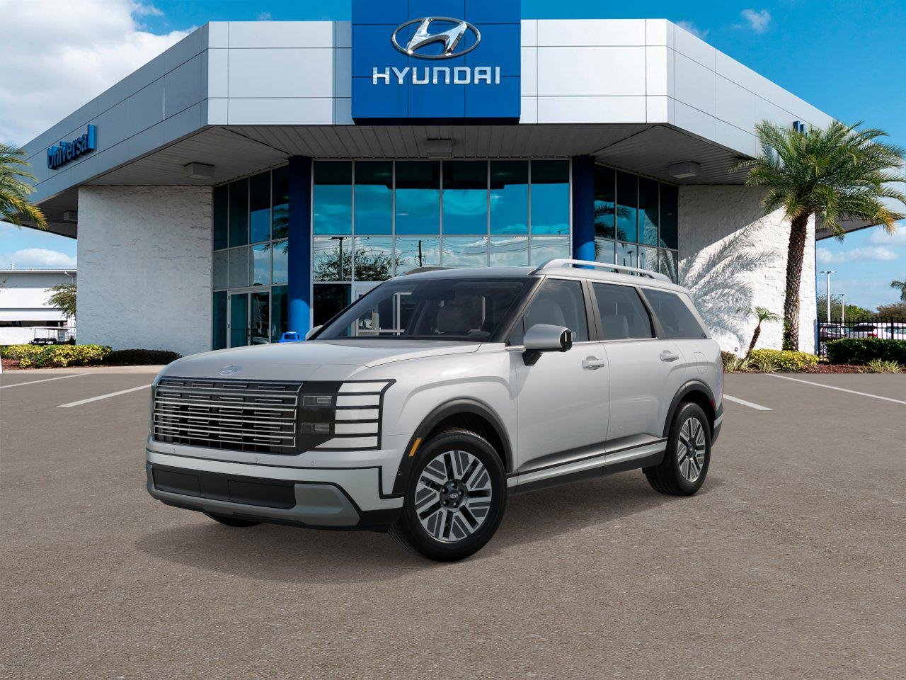 New 2027 Creamy White Pearl Hyundai Blue SEL Premium 7P image 1