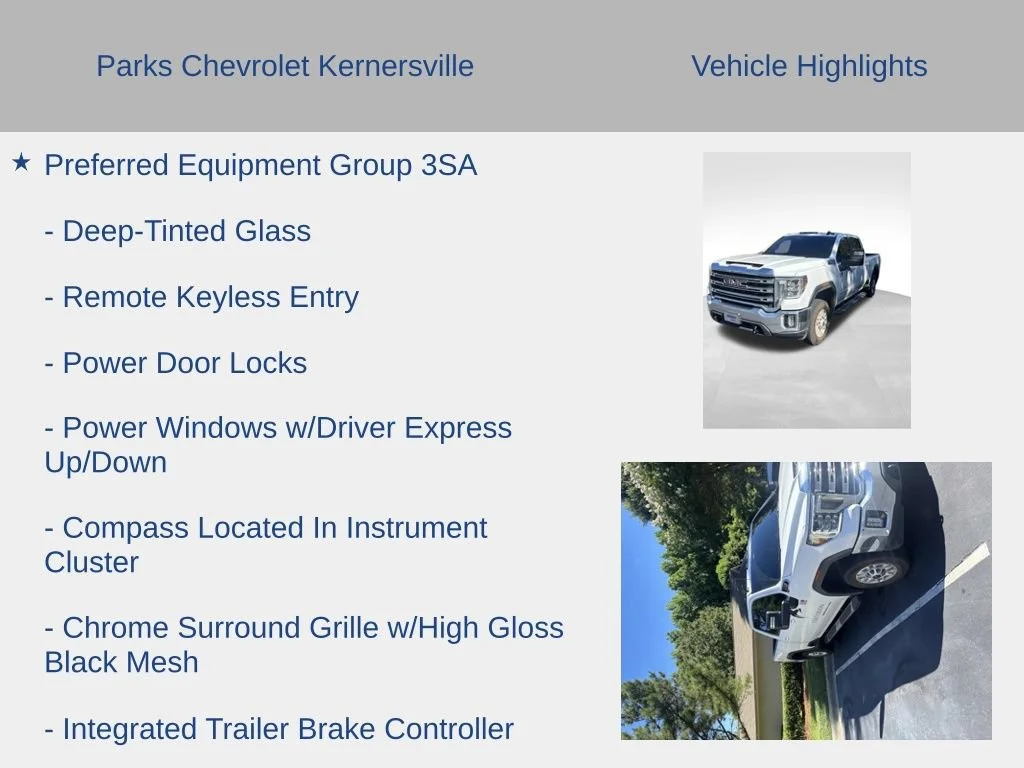 Used 2022 SUMMIT WHITE GMC SLE image 8
