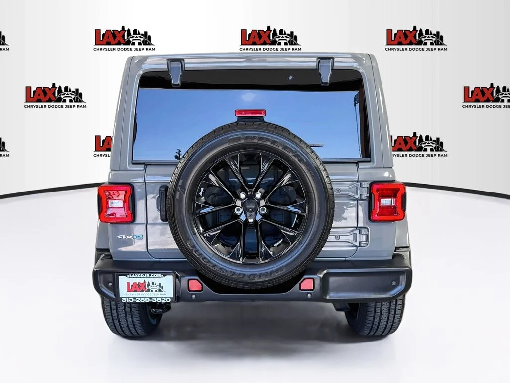 Used 2021 Gray Jeep Unlimited Sahara 4xe image 6