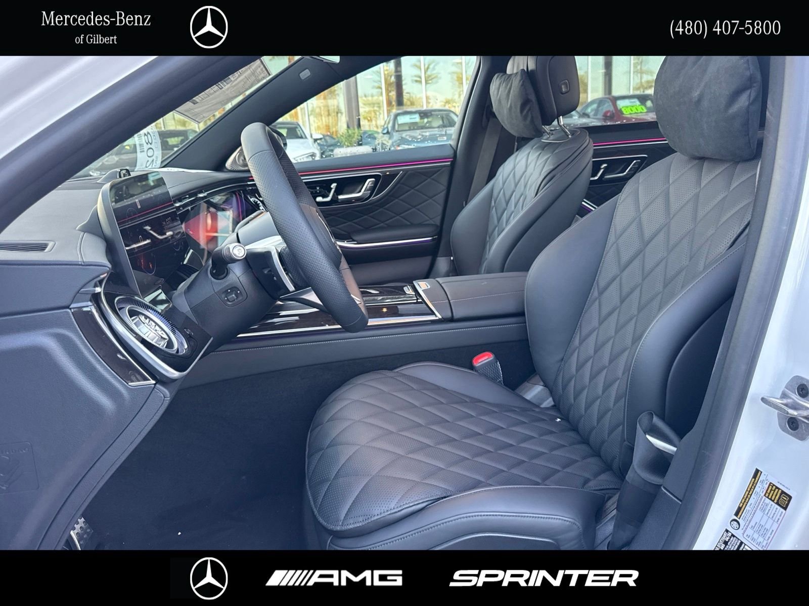 New 2027 MANUFAKTUR Moonlight White Metallic Mercedes-Benz S 580 image 10