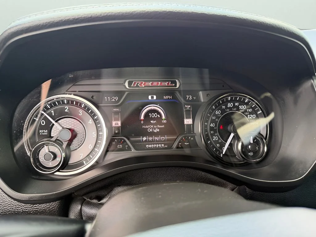 Used 2020 Diamond Black Crystal Pearlcoat Ram Rebel image 24