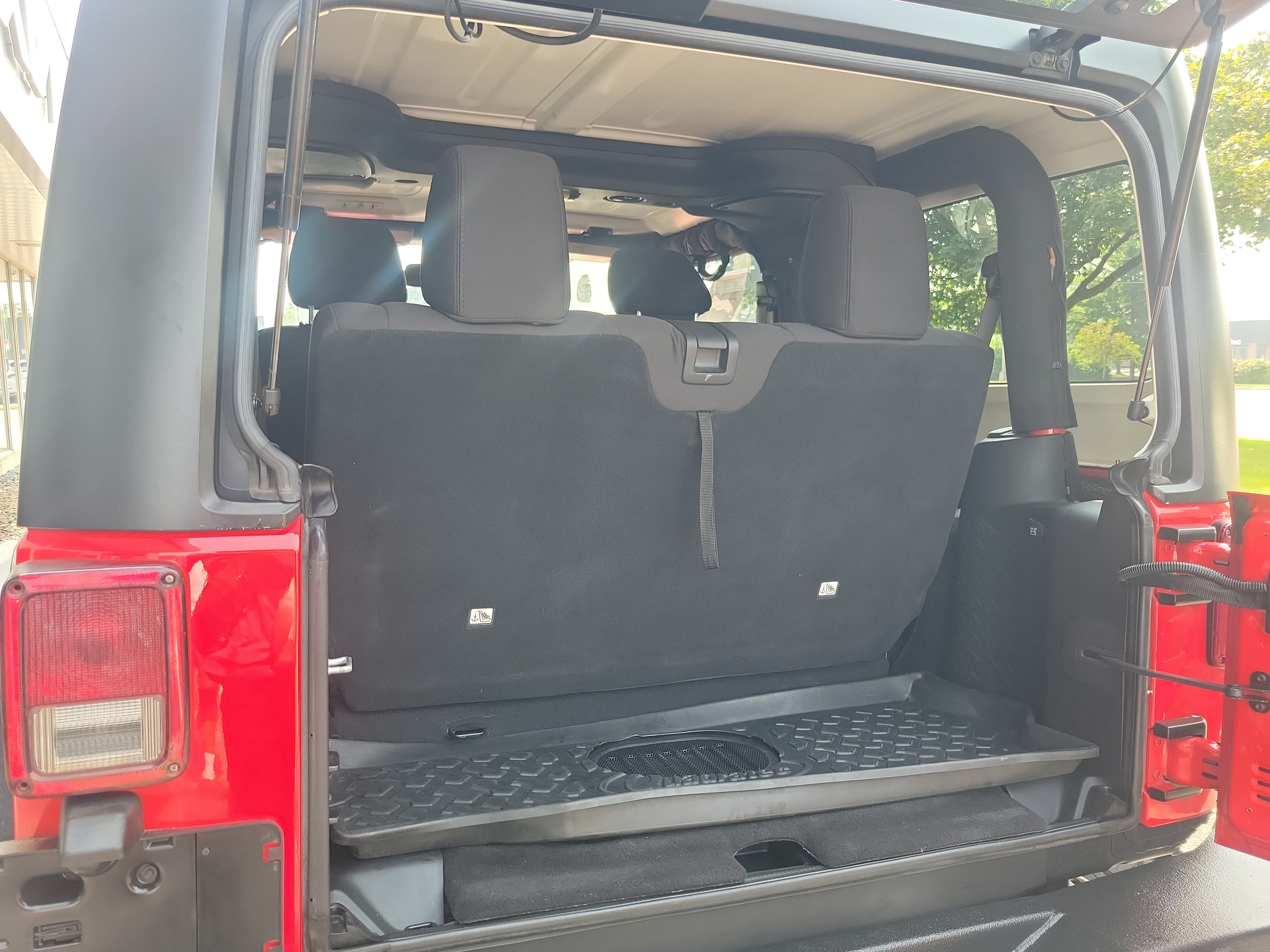 Used 2017 Firecracker Red Clearcoat Jeep Sport image 8