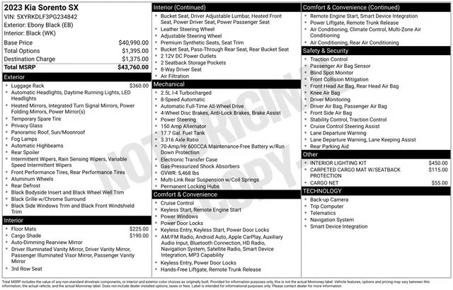Used 2023 Black Kia SX image 32
