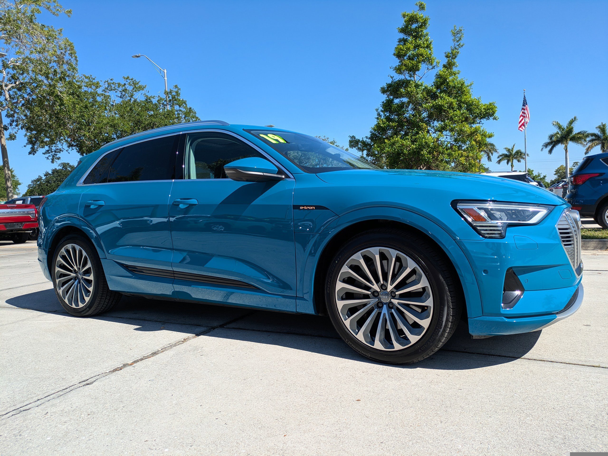 Used 2019 Audi e-tron Prestige with VIN WA1VABGE4KB011648 for sale in Naples, FL