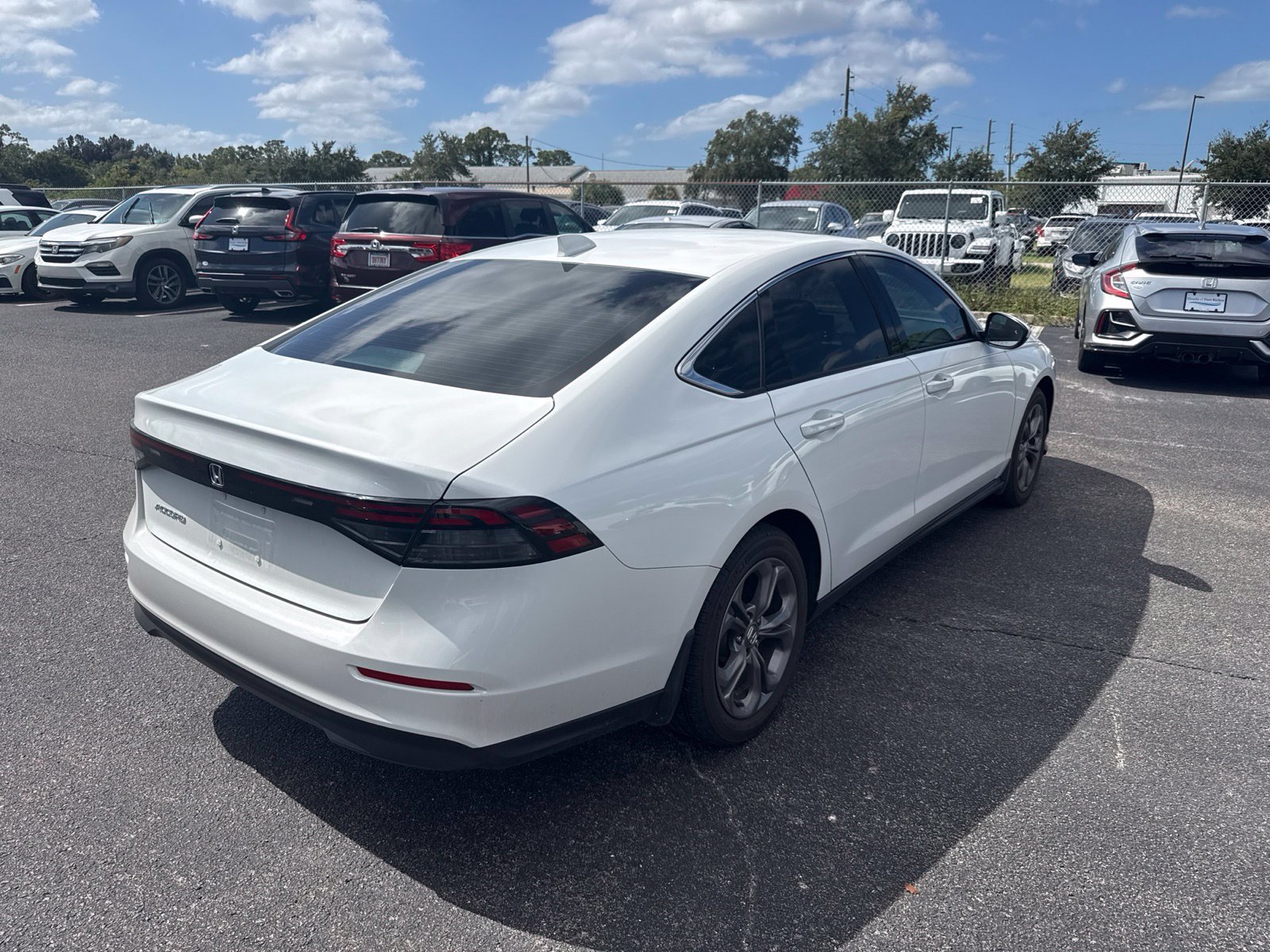Certified Used 2024 White Honda EX image 7