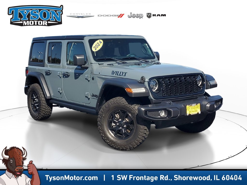 Used 2024 Gray Jeep Willys image 1