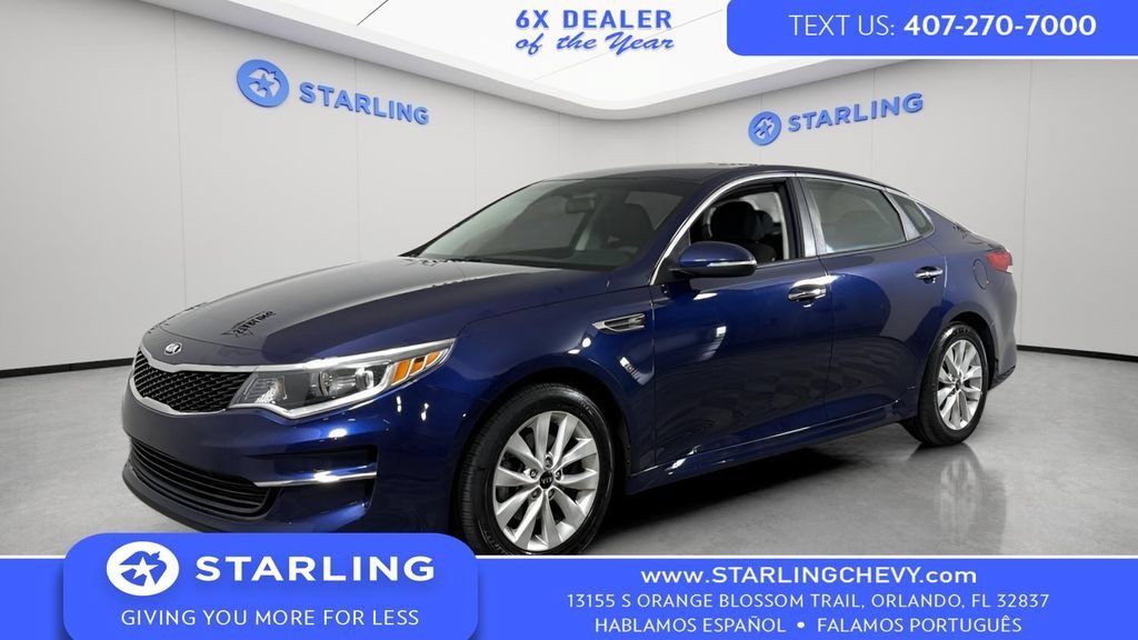 Used 2017 Blue Kia LX image 2