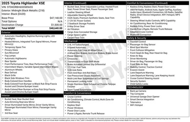 2025 Toyota Highlander XSE - Photo 38