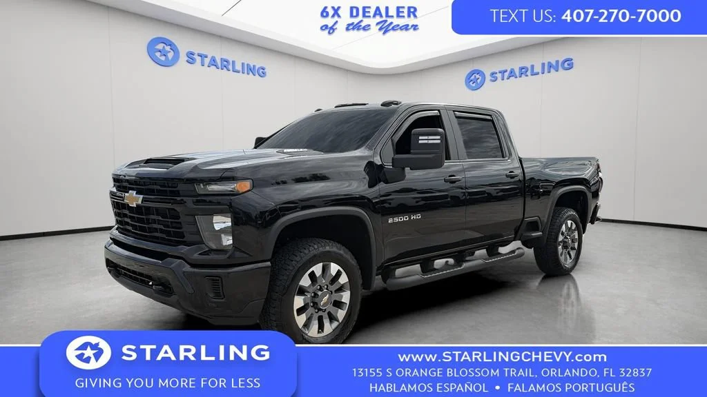 Used 2025 Black Chevrolet Custom image 1
