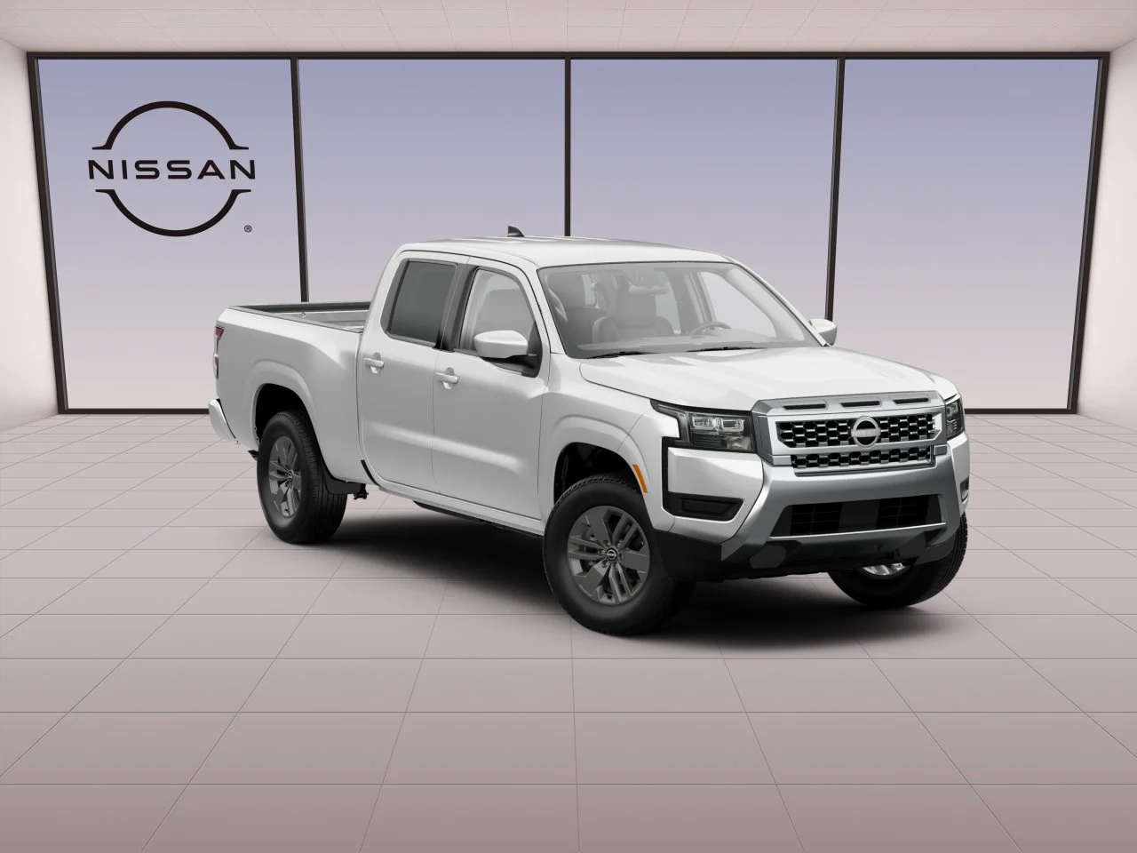 New 2026 Glacier White Nissan Crew Cab SV Long Bed image 3