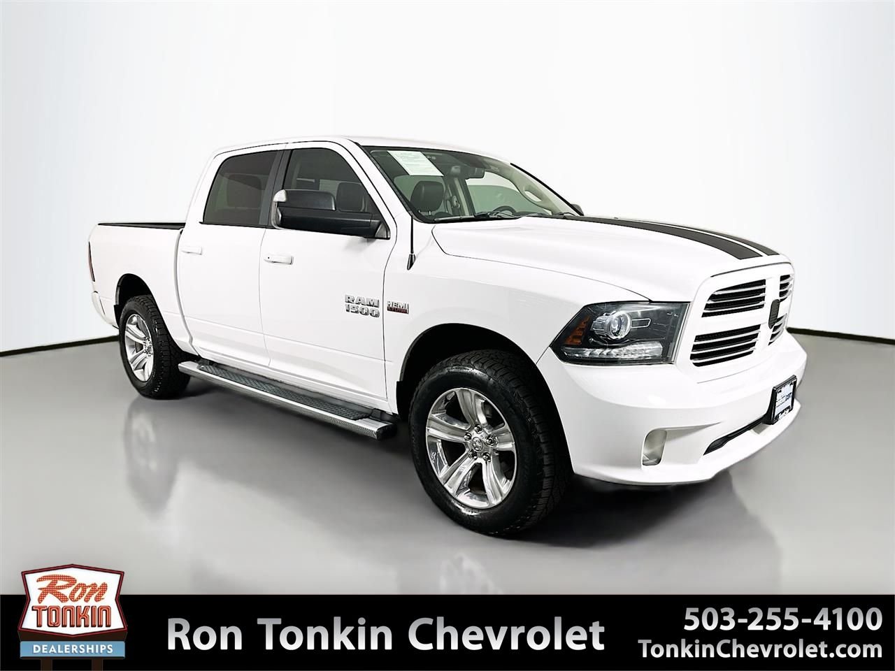 Used 2017 Bright White Clearcoat Ram Sport image 1