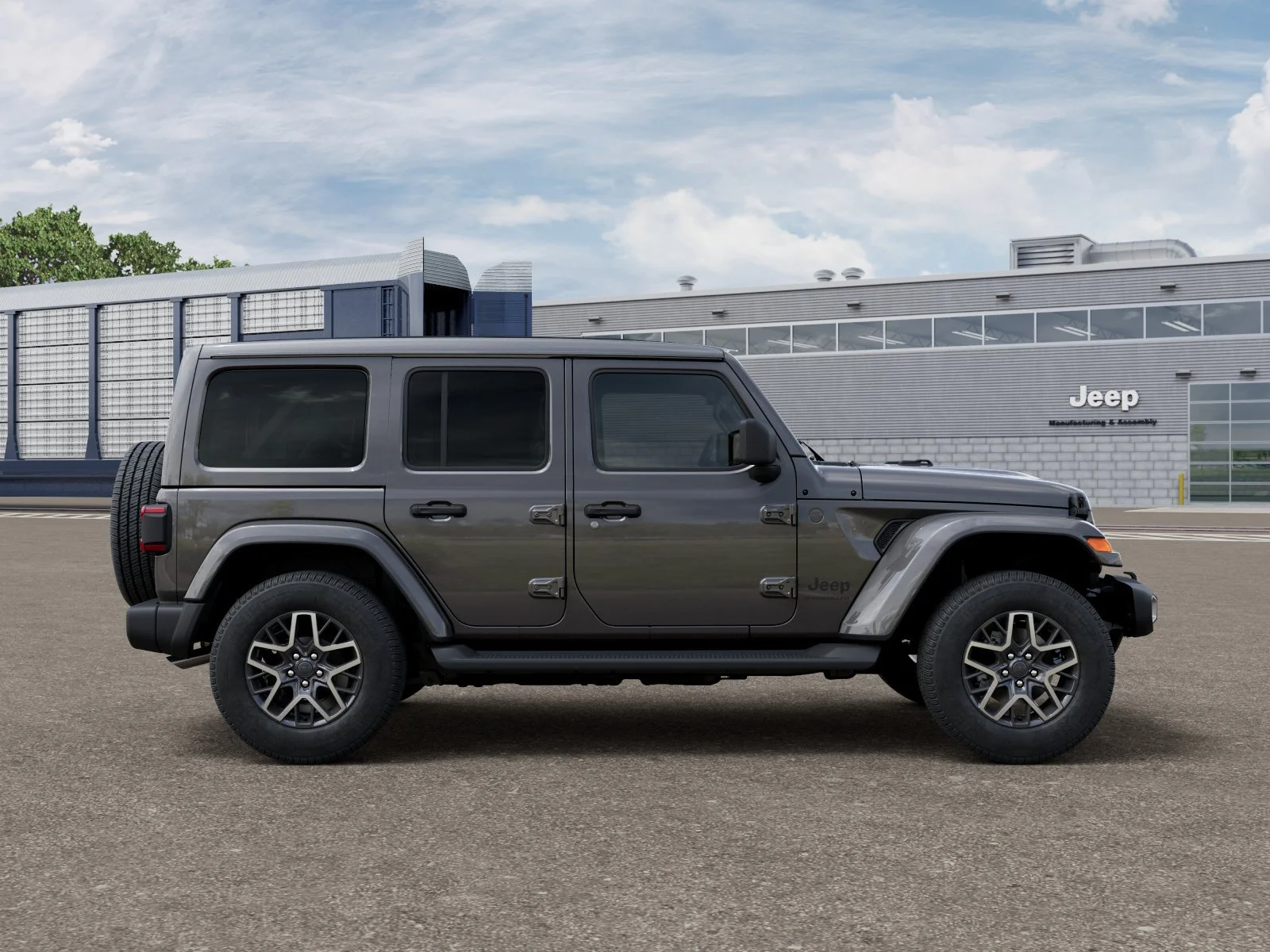 New 2026 Granite Crystal Metallic Clear-Coat Exterior Paint Jeep Sahara image 21