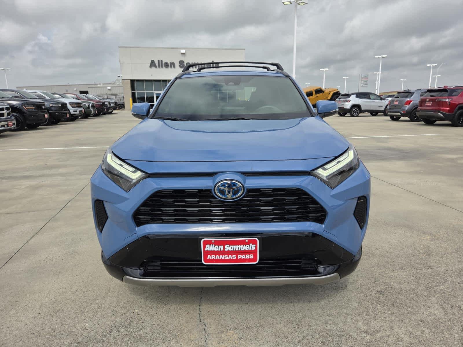 Used 2024 Cavalry Blue Toyota Hybrid SE image 8