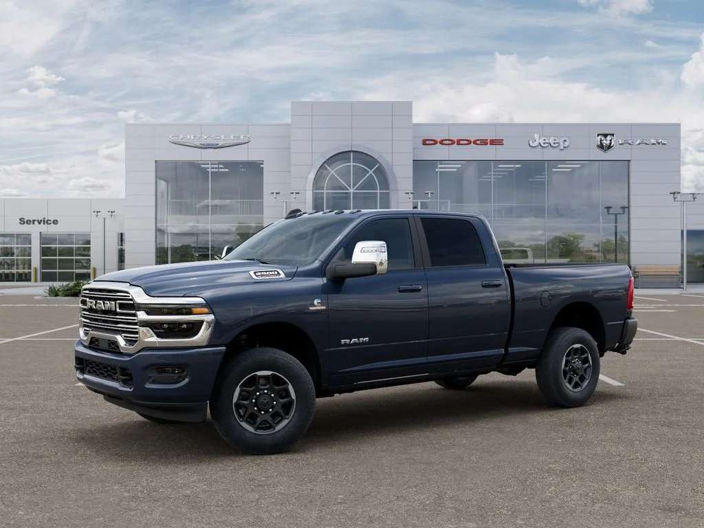 New 2026 Forged Blue Metallic Exterior Paint RAM Laramie image 2