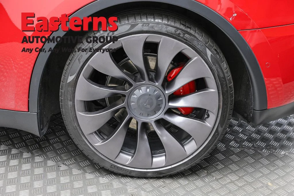 Used 2020 Red Tesla Performance image 9