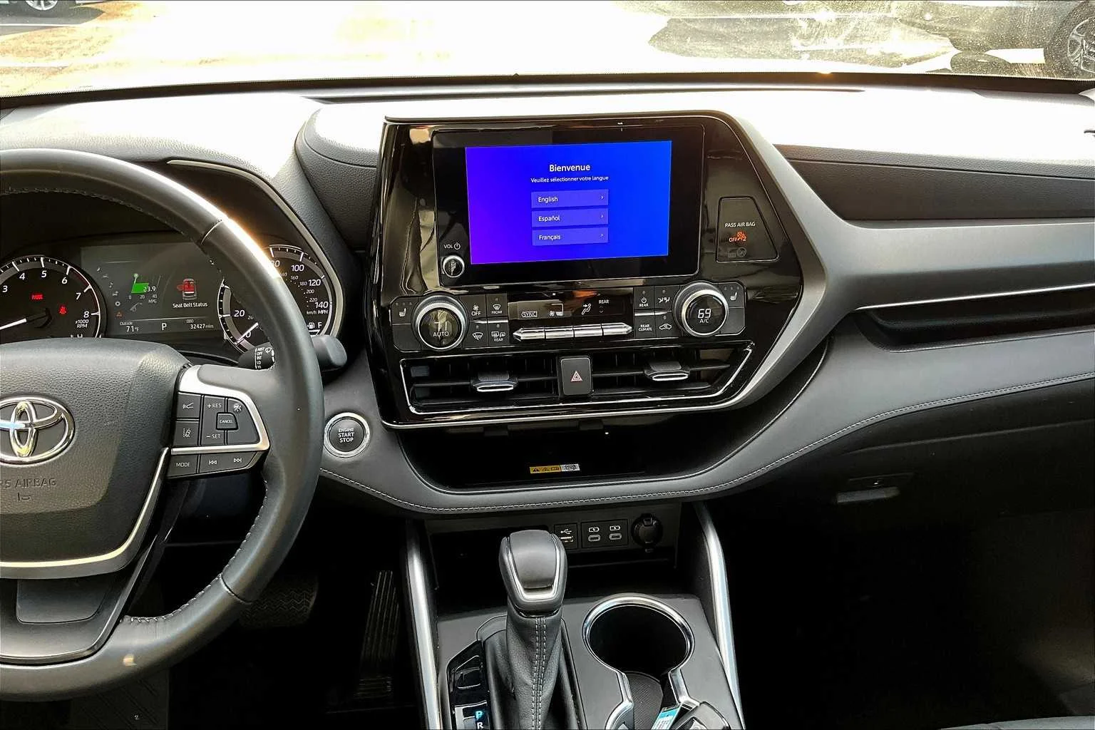Used 2023 Celestial Silver Metallic Toyota XLE image 7