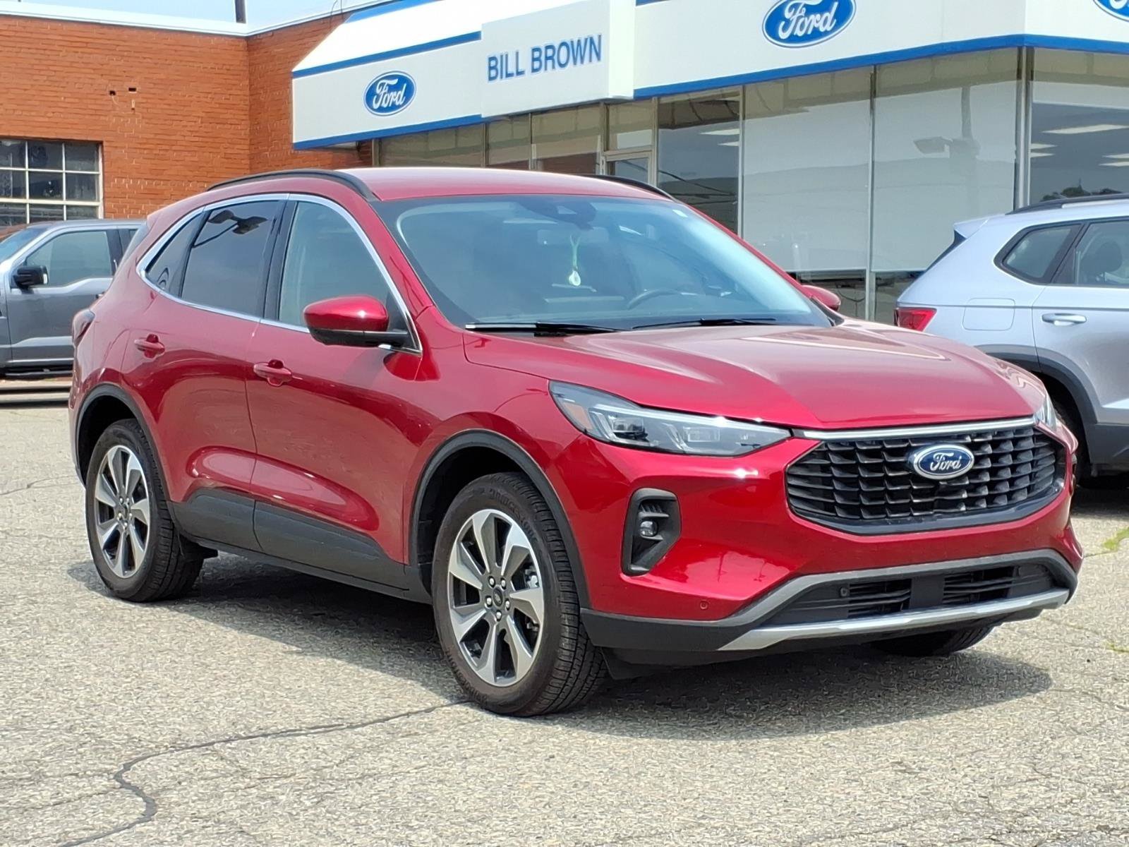 Certified Used 2024 Rapid Red Metallic Tinted Clearcoat Ford Platinum image 1
