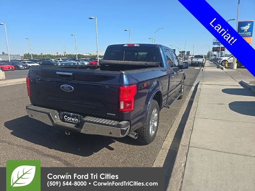 Used 2018 Blue Ford Lariat image 6