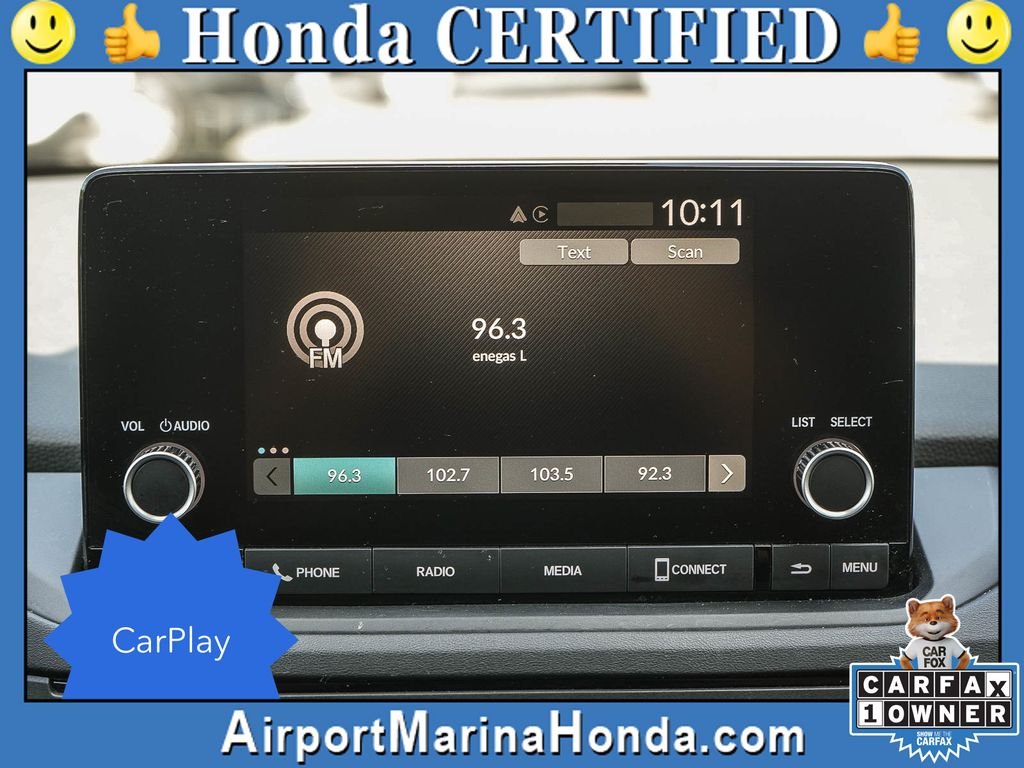 Certified Used 2023 Lunar Silver Metallic Honda 1.5T EX image 8