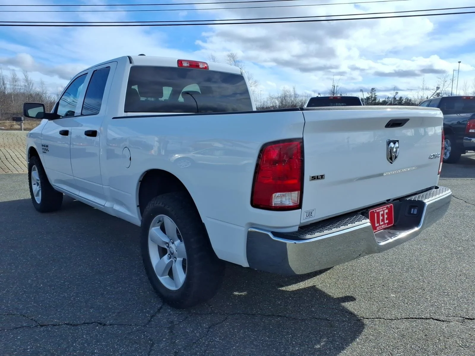 Used 2024 Bright White Clearcoat Ram SLT image 8
