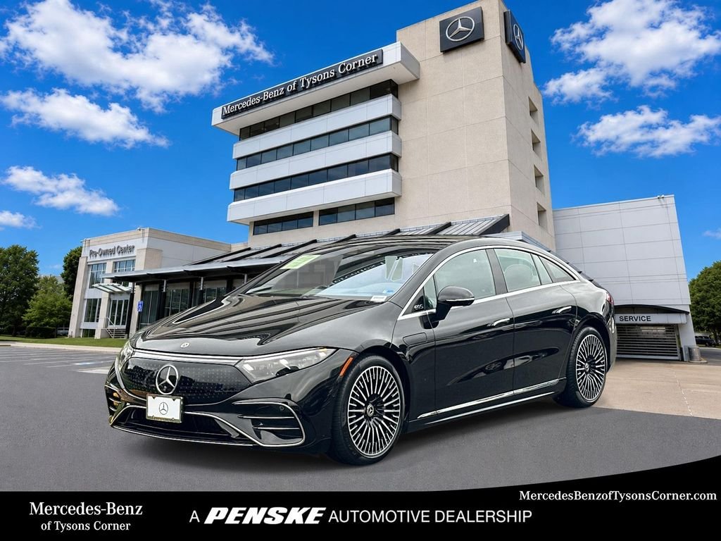 Certified Used 2023 Obsidian Black Metallic Mercedes-Benz 580 image 1