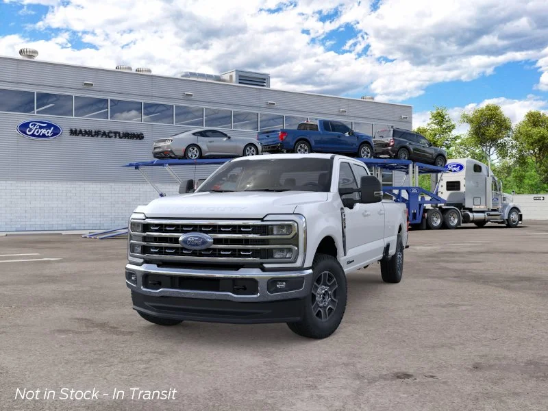 New 2026 Star White Metallic Tri-Coat Ford Lariat image 2