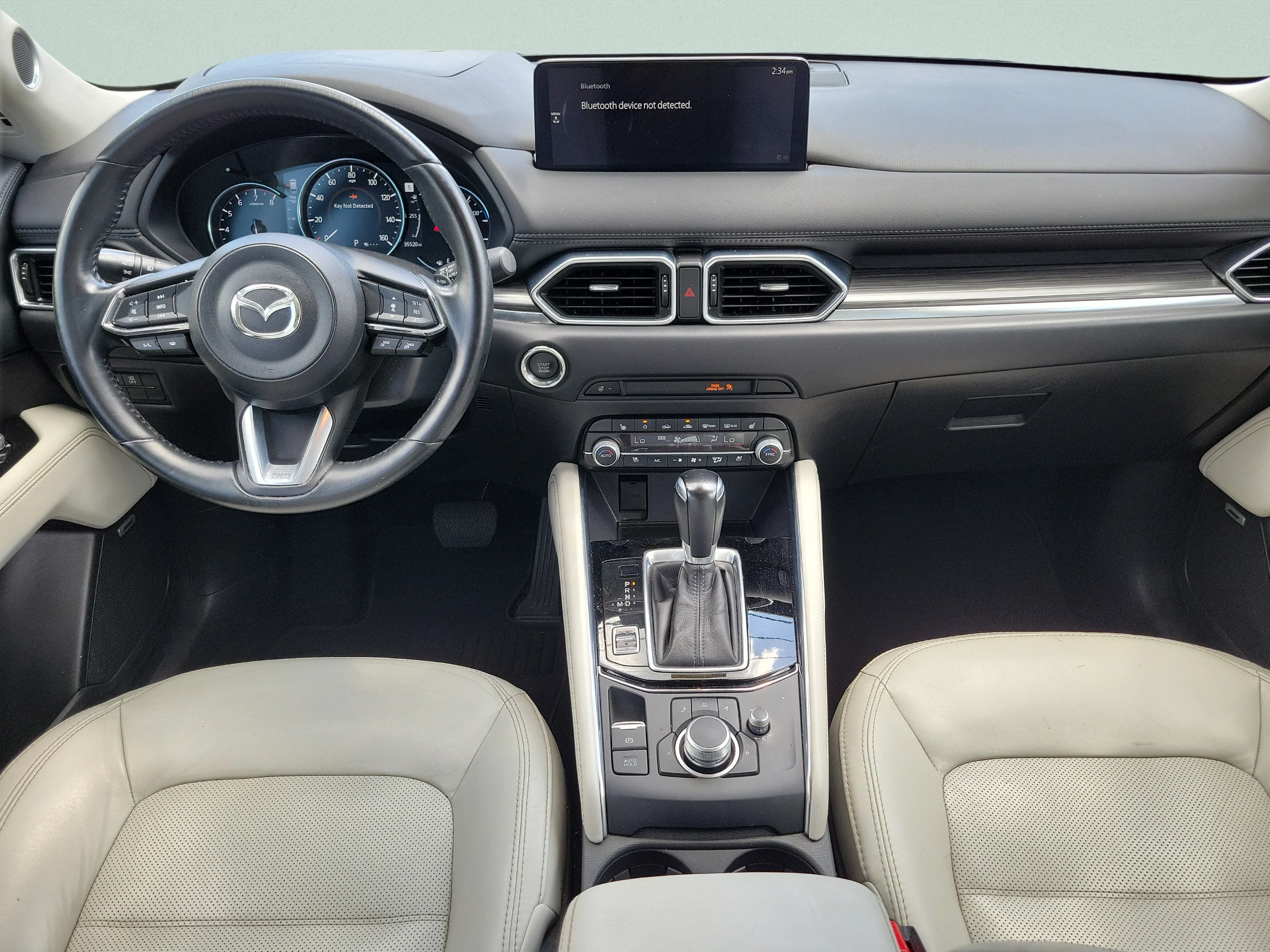 Used 2021 Deep Crystal Blue Mica Mazda Grand Touring image 16