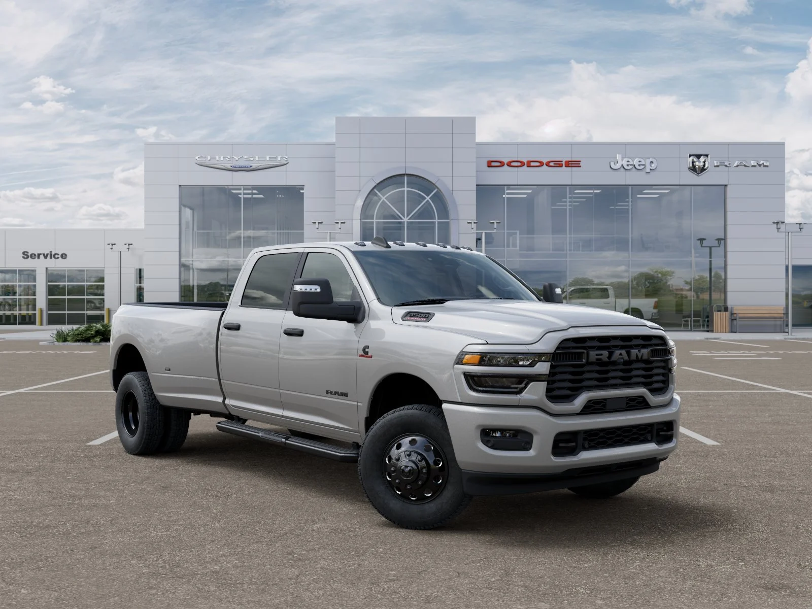 New 2026 Silver-Zynith Exterior Paint RAM Big Horn image 49