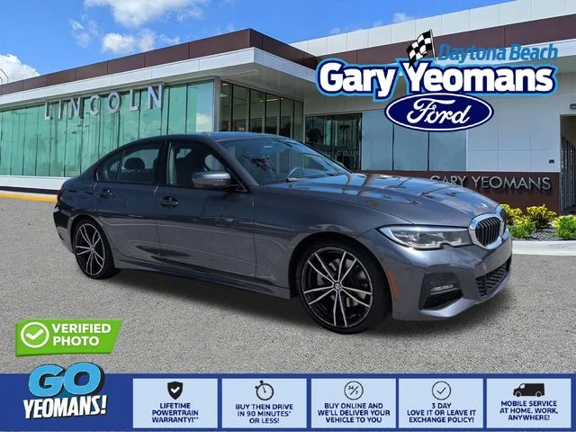 Used 2021 Mineral Gray Metallic BMW 330i image 1