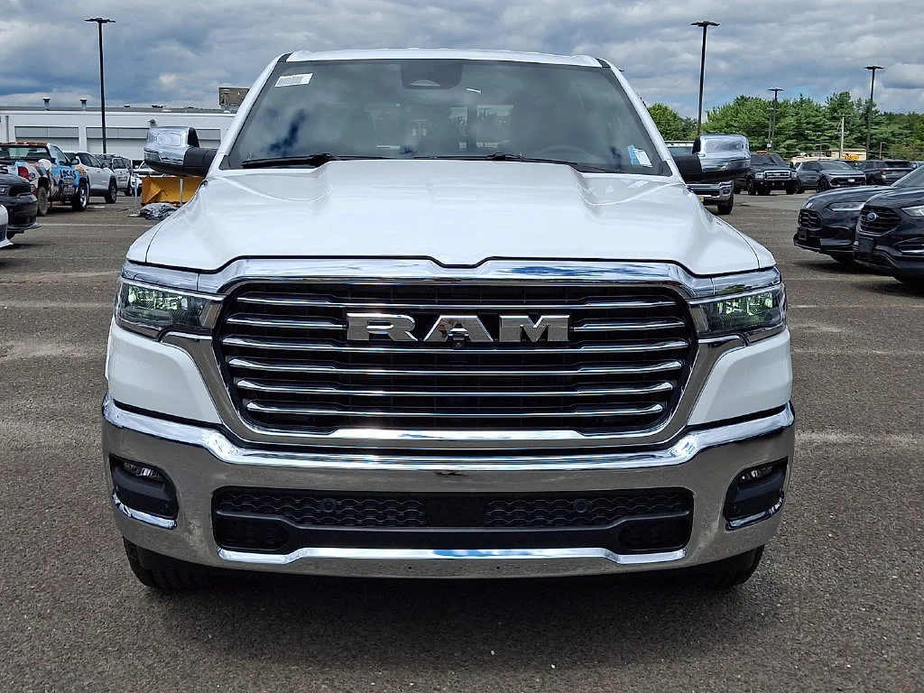 New 2027 Bright White Clear-Coat Exterior Paint RAM Laramie image 2