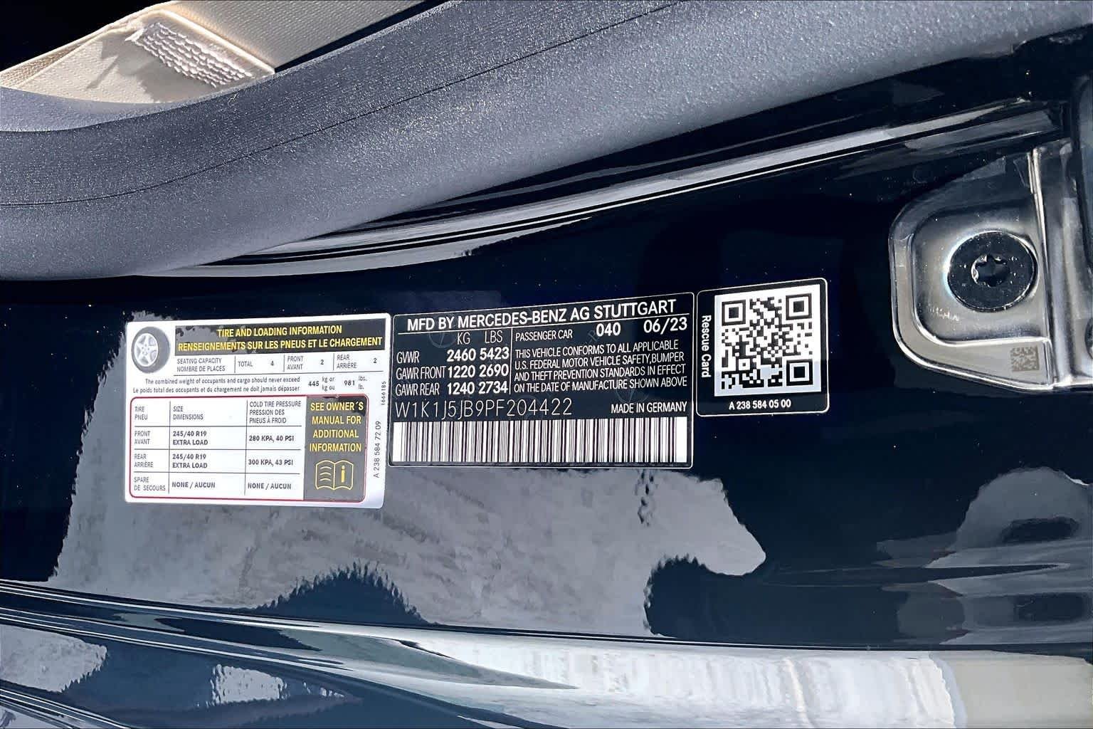Certified Used 2023 Obsidian Black Metallic Mercedes-Benz E 450 image 30