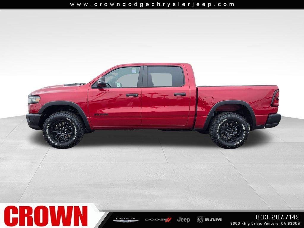 New 2026 Molten Red Pearl-Coat Exterior Paint RAM REBEL image 8