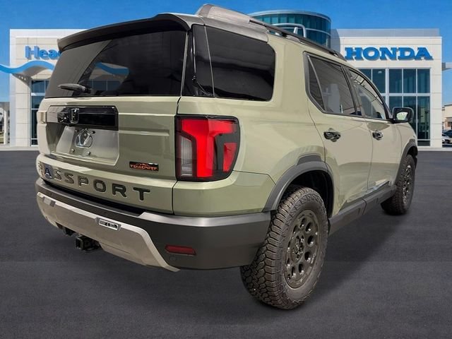 New 2026 Ash Green Metallic Honda TrailSport Elite Blackout image 3