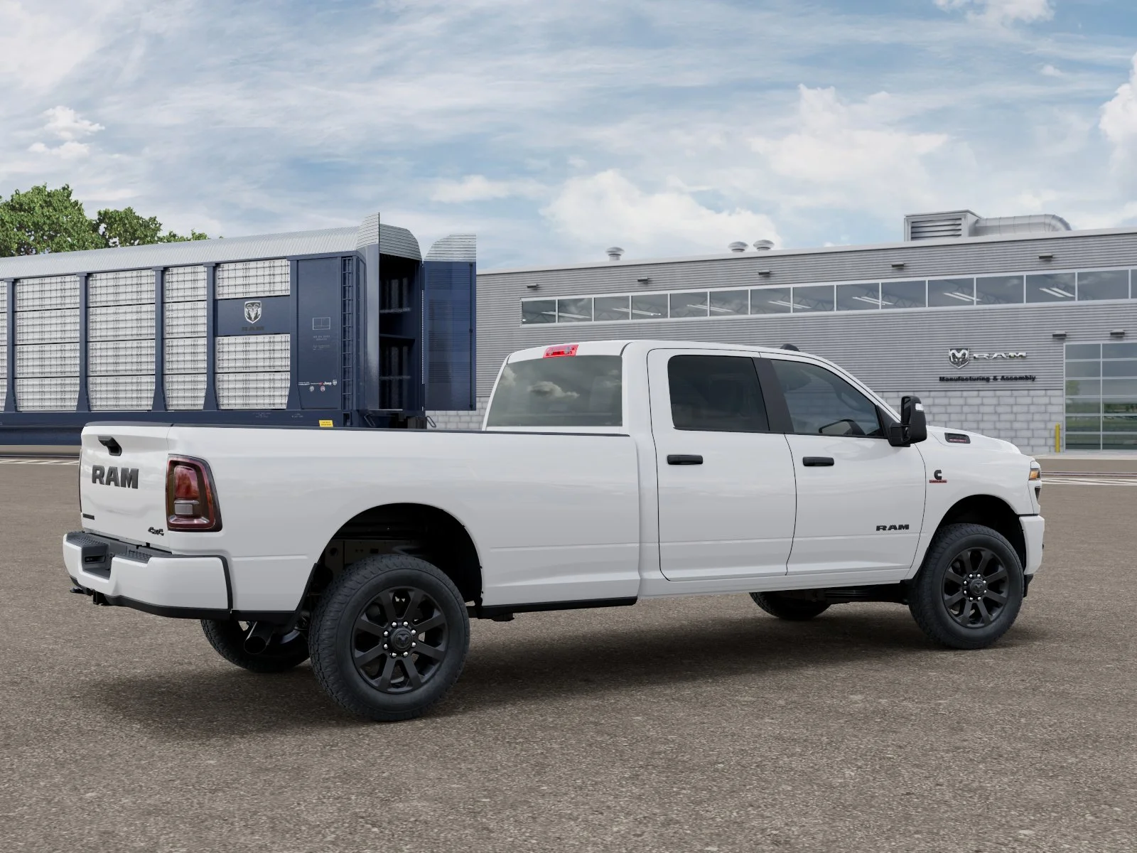 New 2026 Bright White Clear-Coat Exterior Paint RAM Big Horn image 32