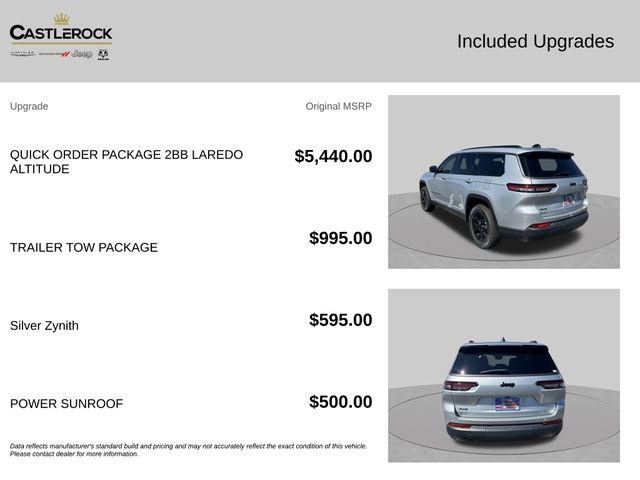 New 2026 Silver Zynith Exterior Paint Jeep Altitude image 4