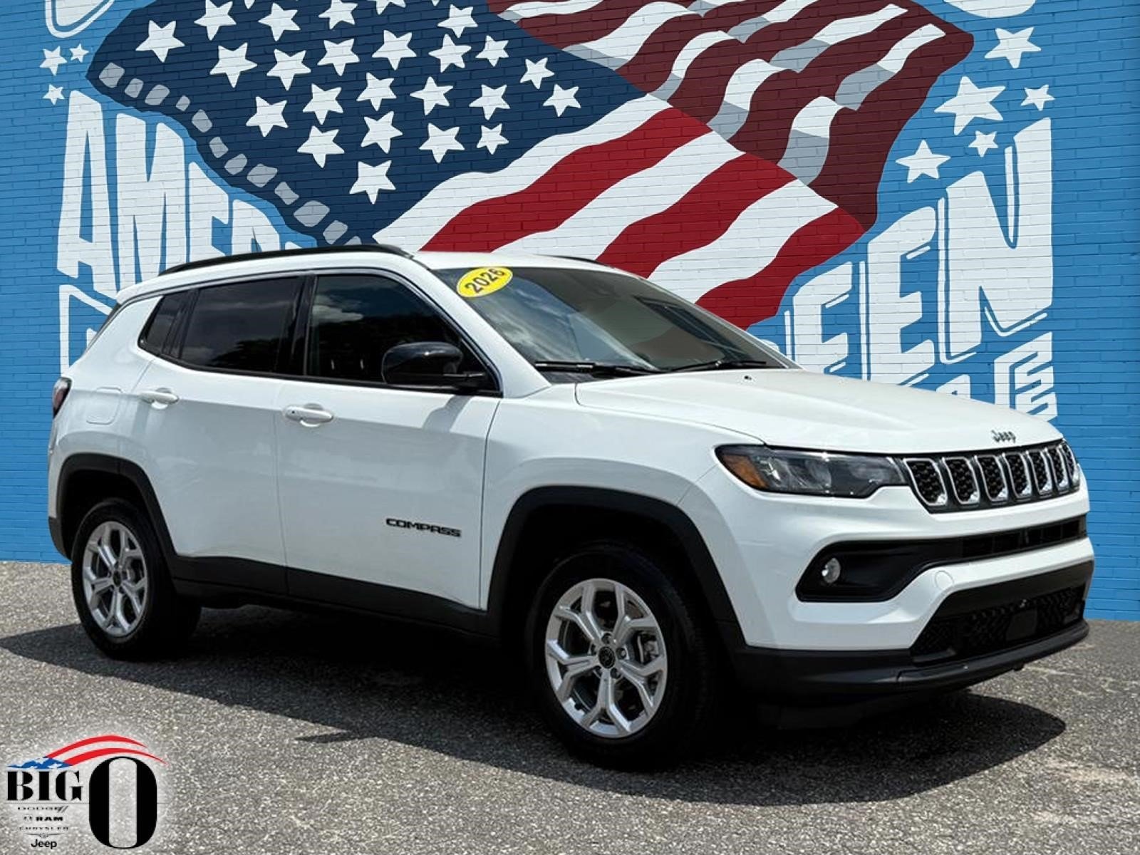 Certified Used 2026 Bright White Clear Coat Jeep Latitude image 1