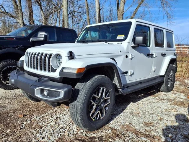 New 2026 Bright White Clear-Coat Exterior Paint Jeep Sahara image 3