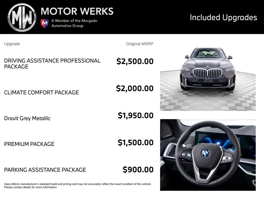 New 2026 Gray BMW xDrive50e image 4