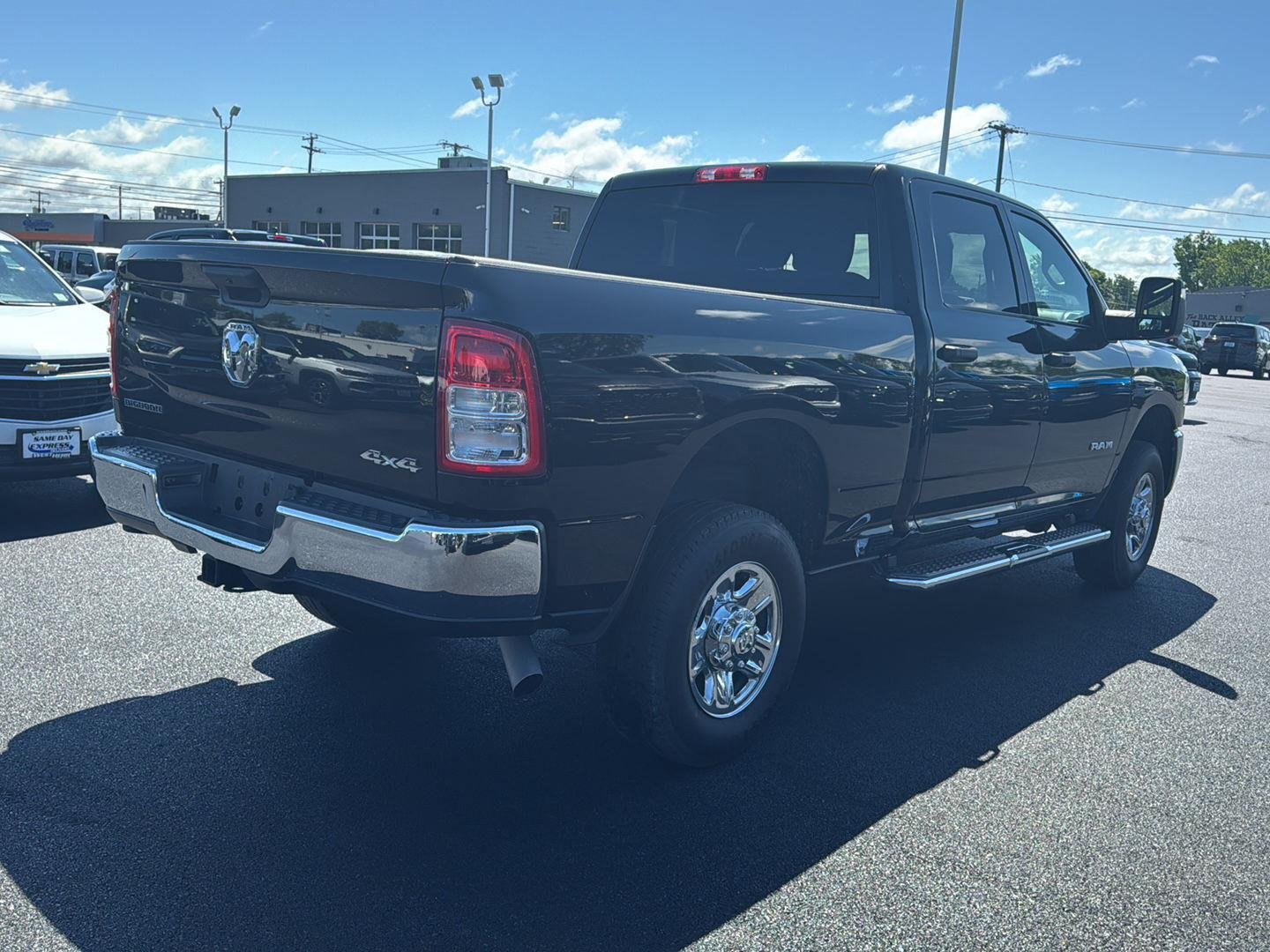 Used 2024 Diamond Black Crystal Pearlcoat Ram Big Horn image 2