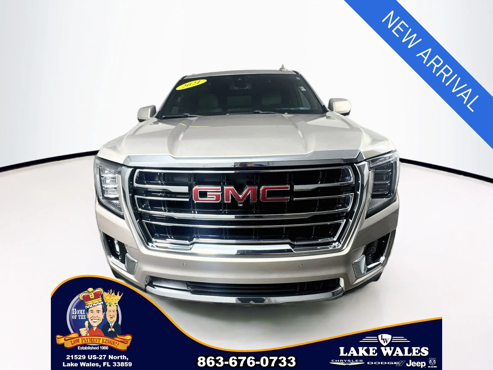 Used 2021 Beige GMC SLT image 2