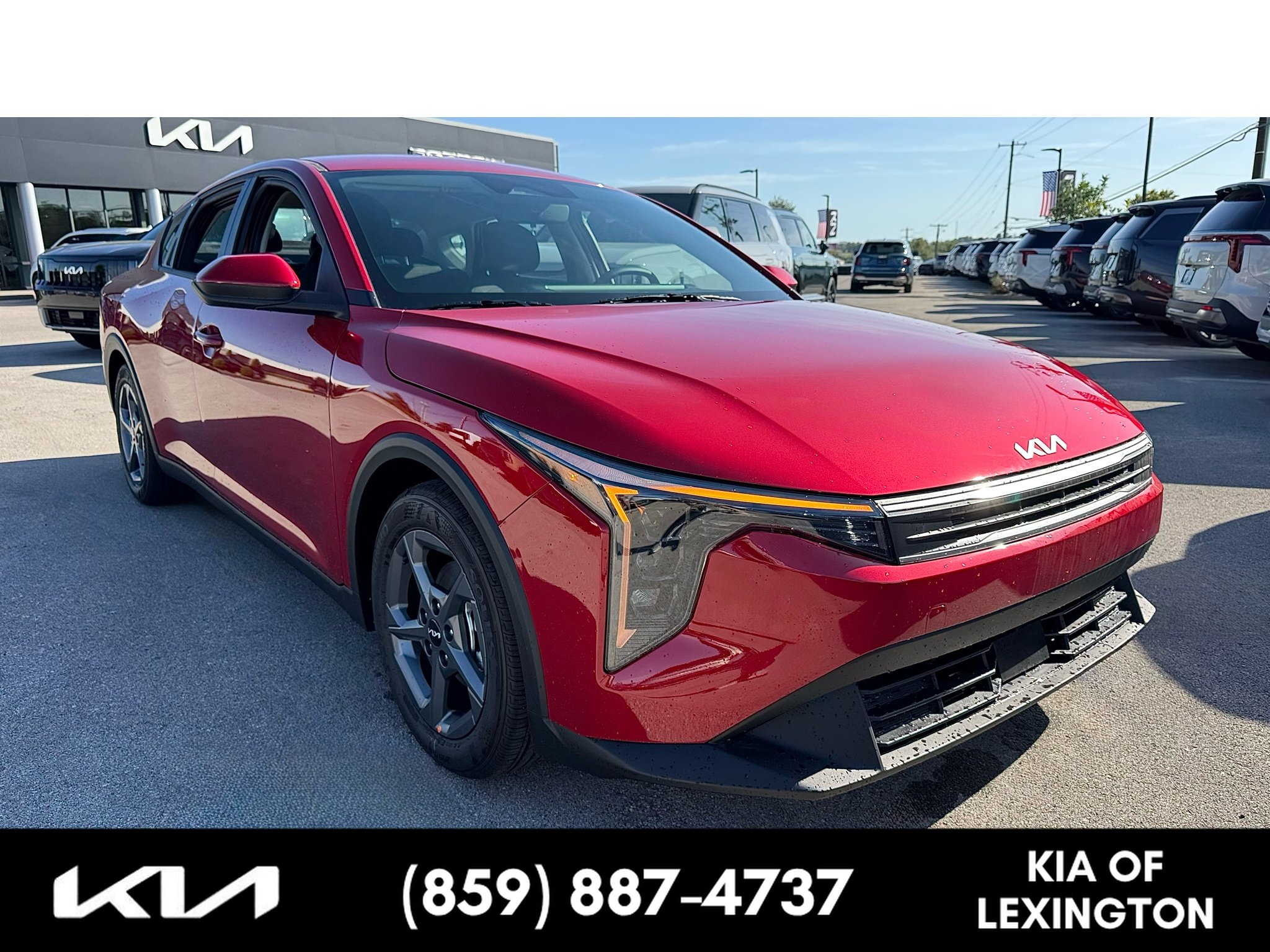 New 2026 Currant Red Kia LXS image 1