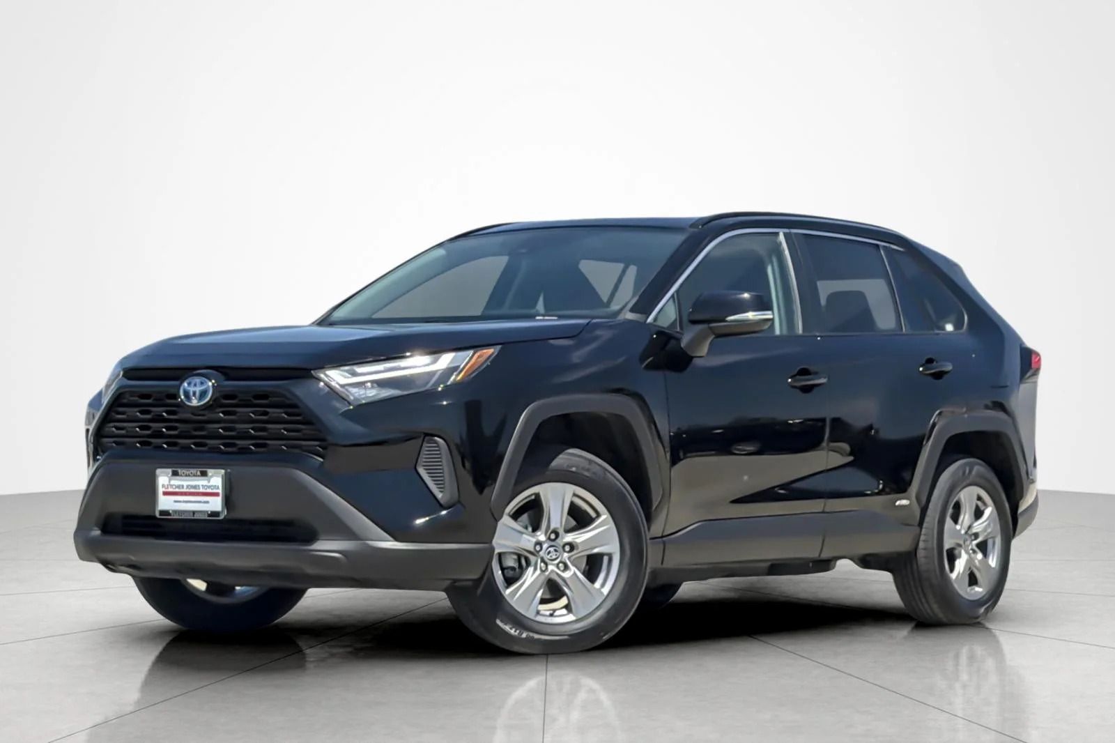 Certified Used 2024 Midnight Black Metallic Toyota Hybrid XLE image 1