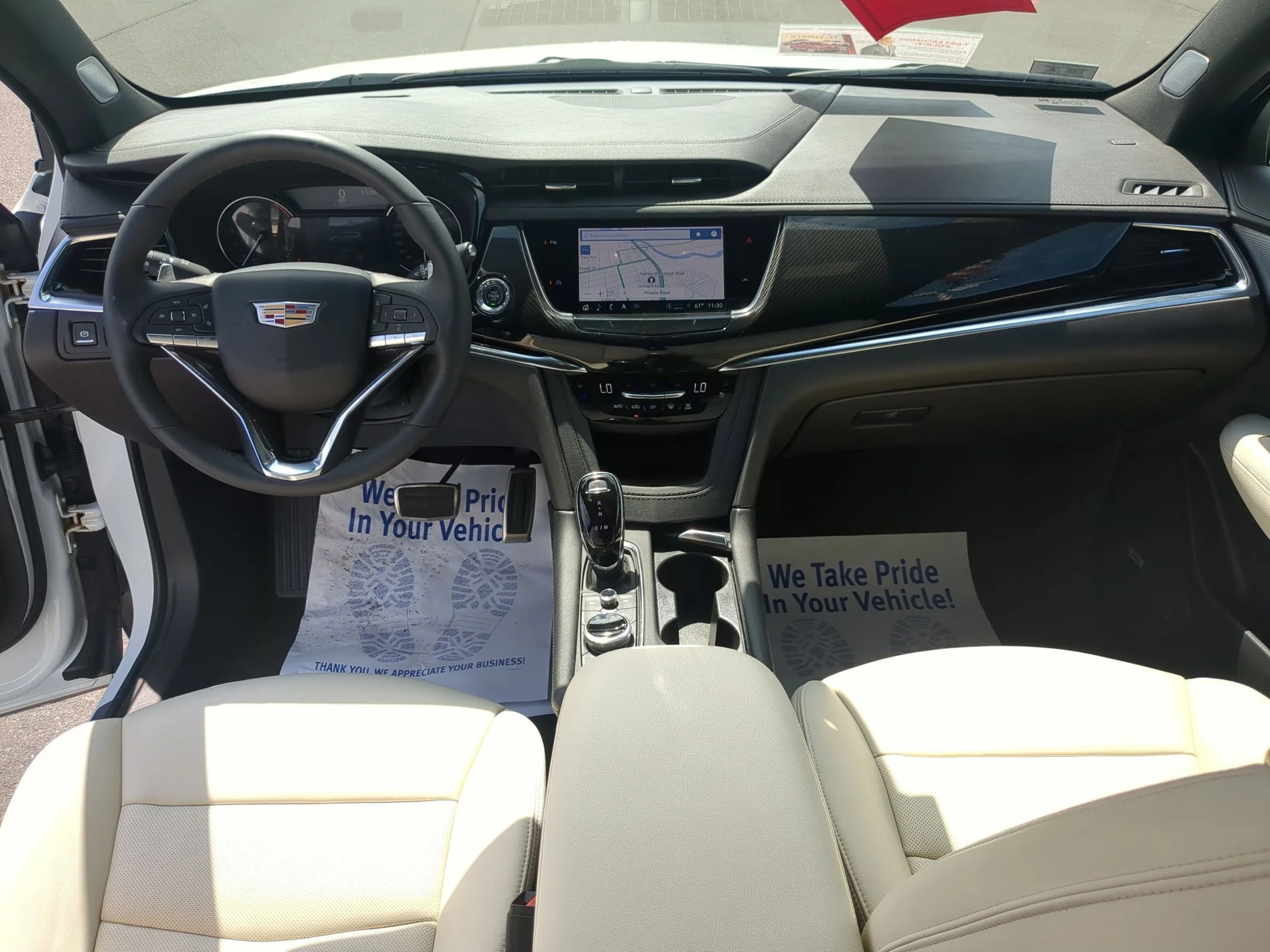 Used 2024 Crystal White Tricoat Cadillac AWD Sport image 19