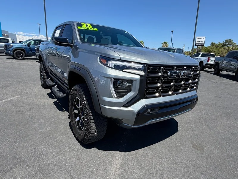 Used 2023 Sterling Metallic GMC AT4X image 1