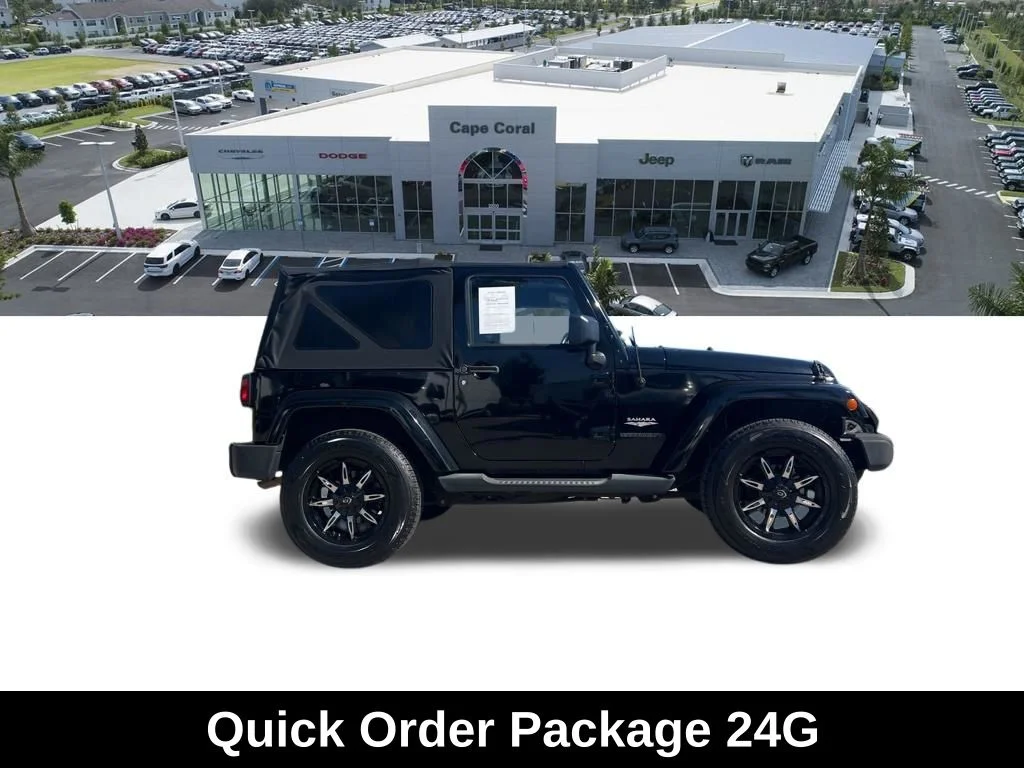 Used 2015 Black Jeep Sahara image 3
