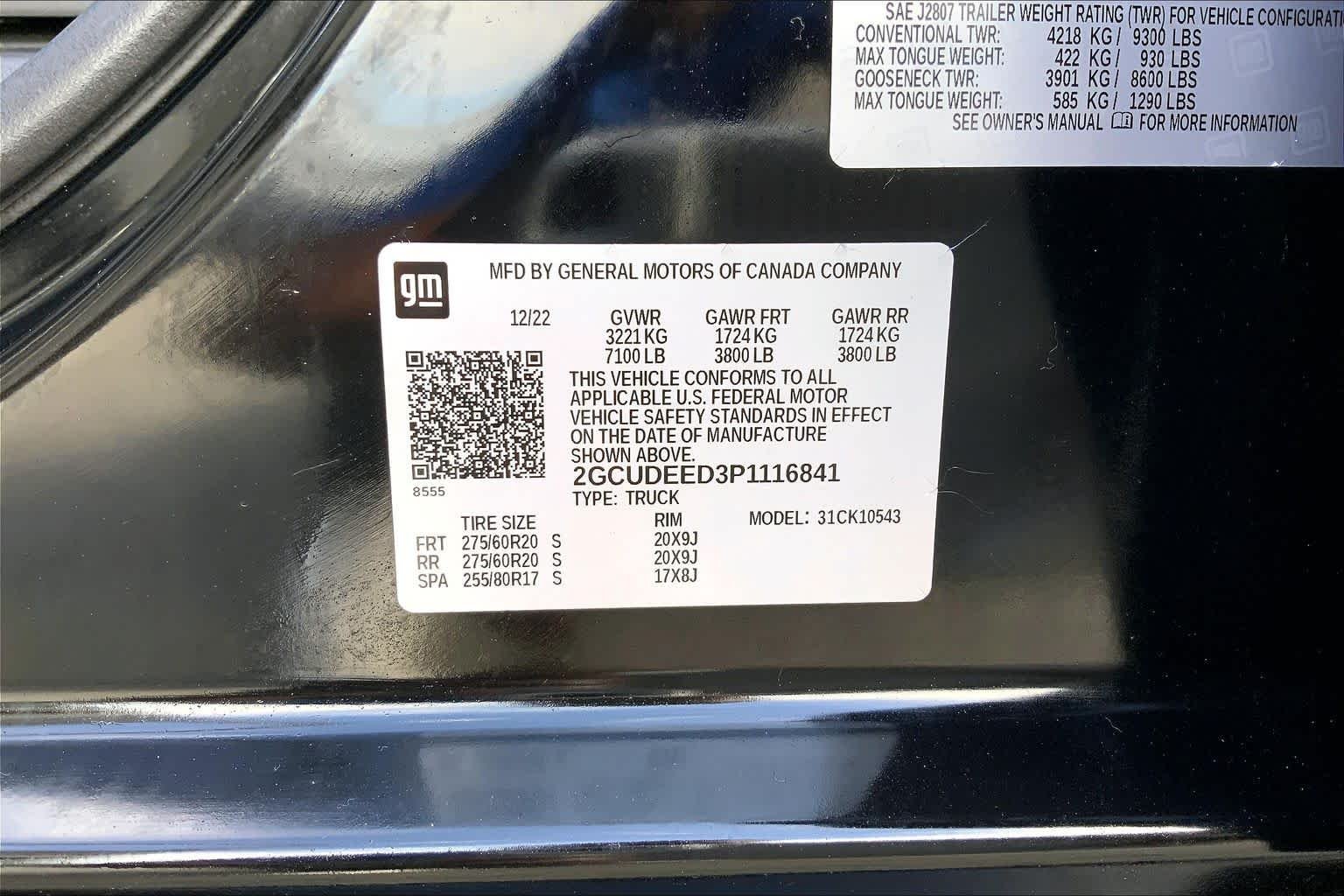 Used 2023 Black Chevrolet RST image 36