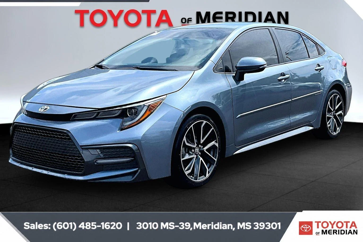 Used 2020 Celestite Gray Metallic Toyota SE image 10