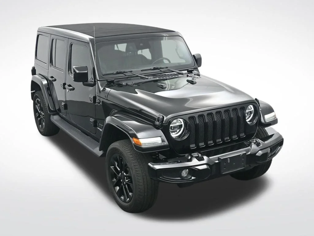 Used 2021 Black Jeep Unlimited Sahara High Altitude image 23